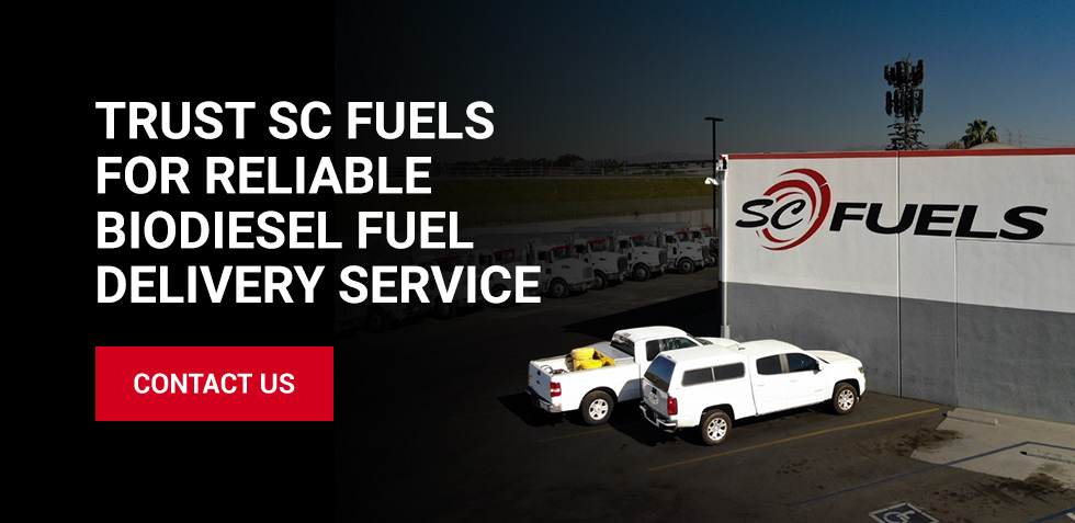 trust SC Fuels for reliable biodiesel fuel delivery service